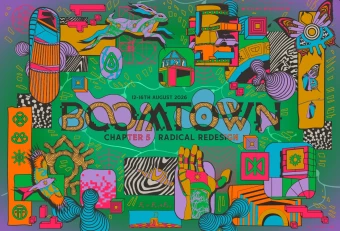 Image of official promotional graphic for Boomtown Festival 2026