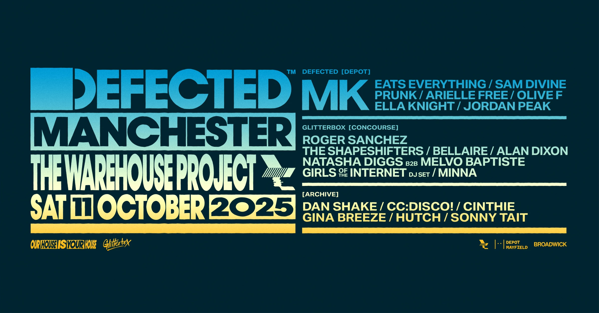 Image showing the crowd and stage at the Warehouse Project