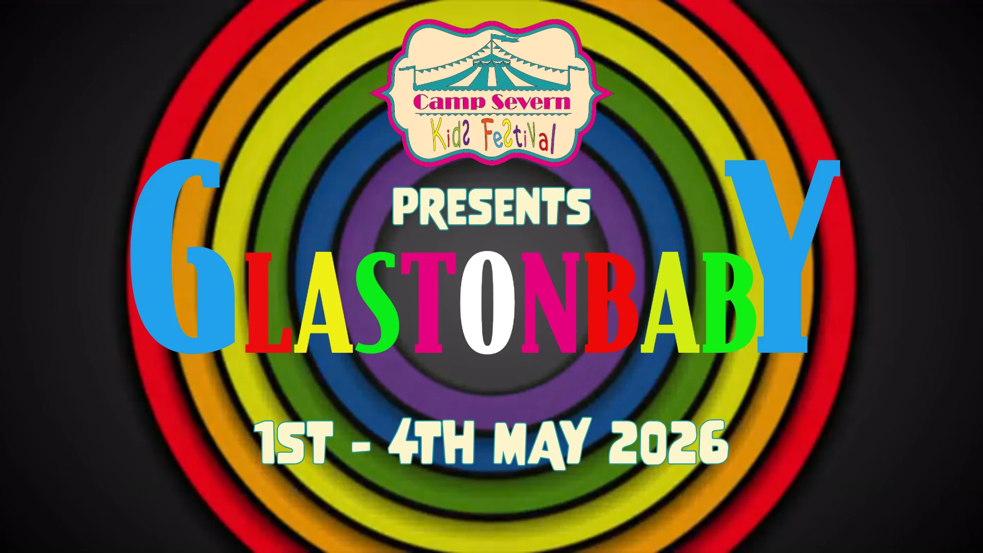 Official logo of Camp Severn Kids Festival presents Glastonbaby